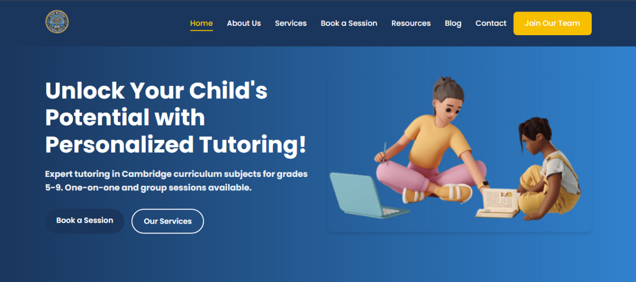 Tutoring Website